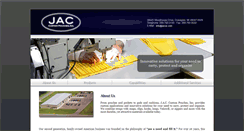 Desktop Screenshot of jaccustompouches.com
