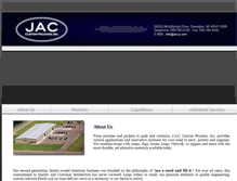 Tablet Screenshot of jaccustompouches.com